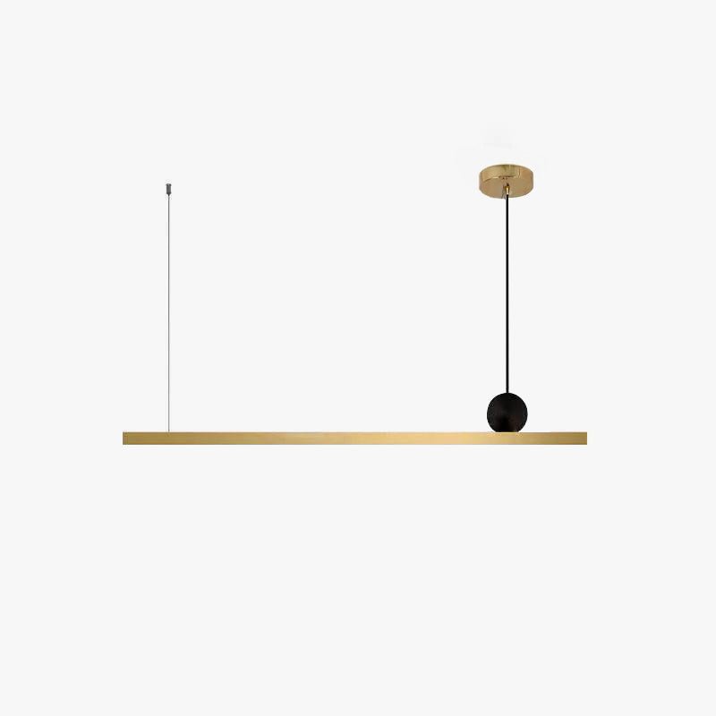 Firdes artistieke hanglamp van gepolijst messing
