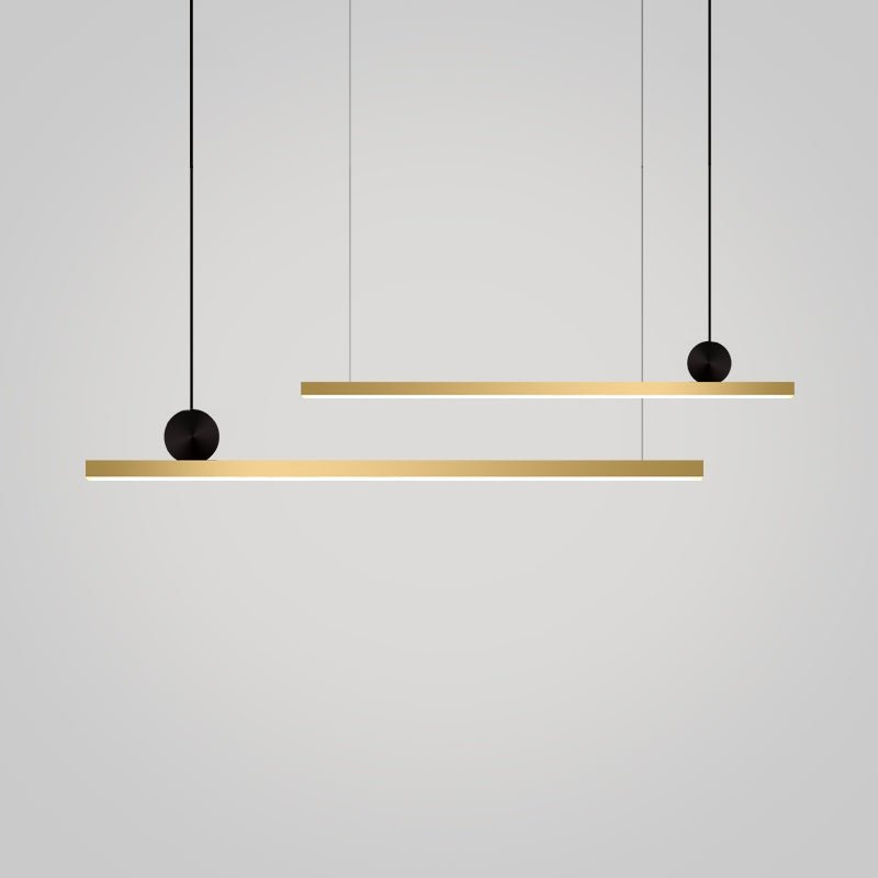 Firdes artistieke hanglamp van gepolijst messing