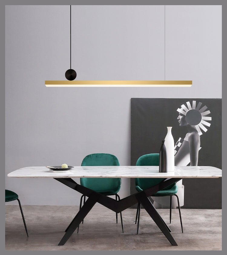 Firdes artistieke hanglamp van gepolijst messing