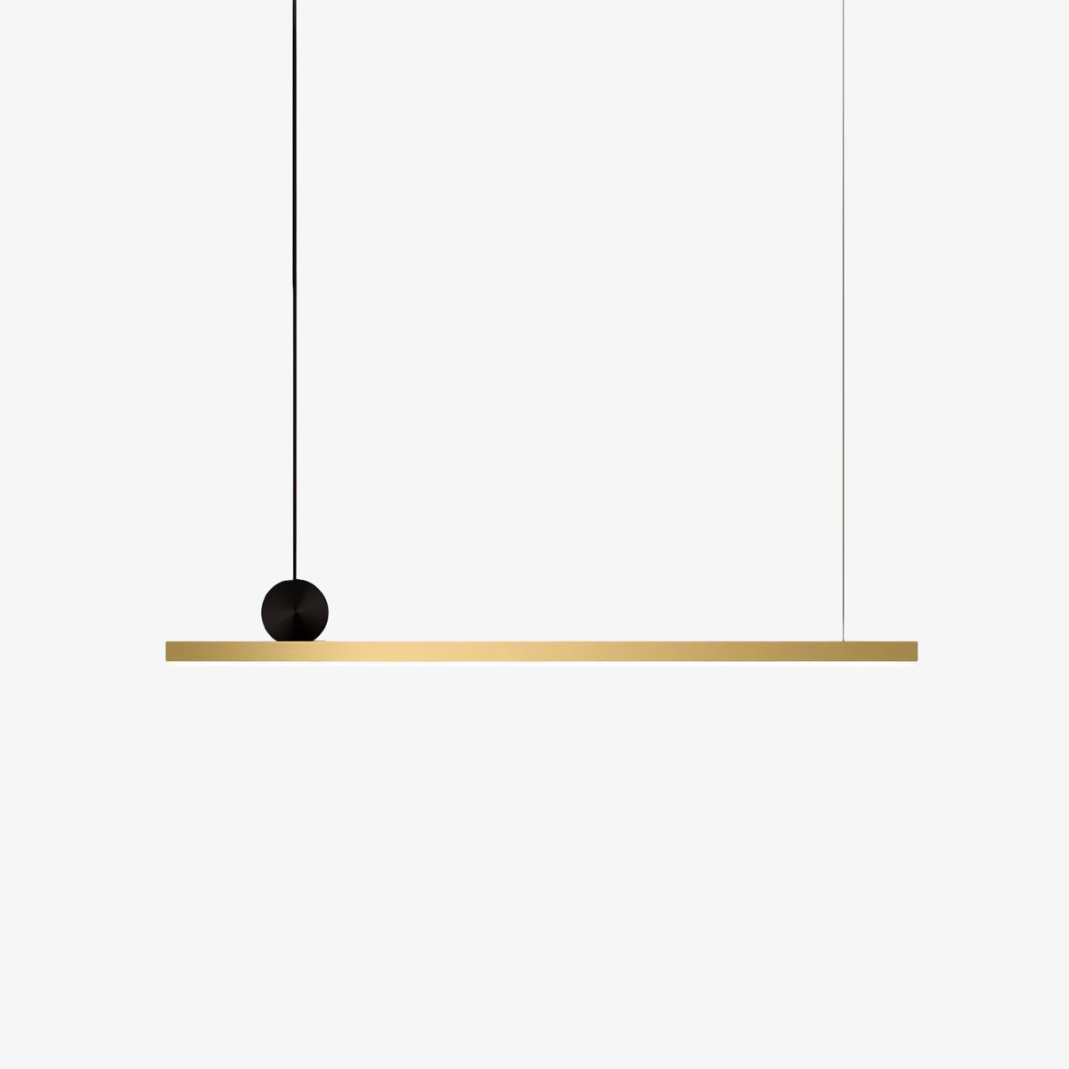 Firdes artistieke hanglamp van gepolijst messing
