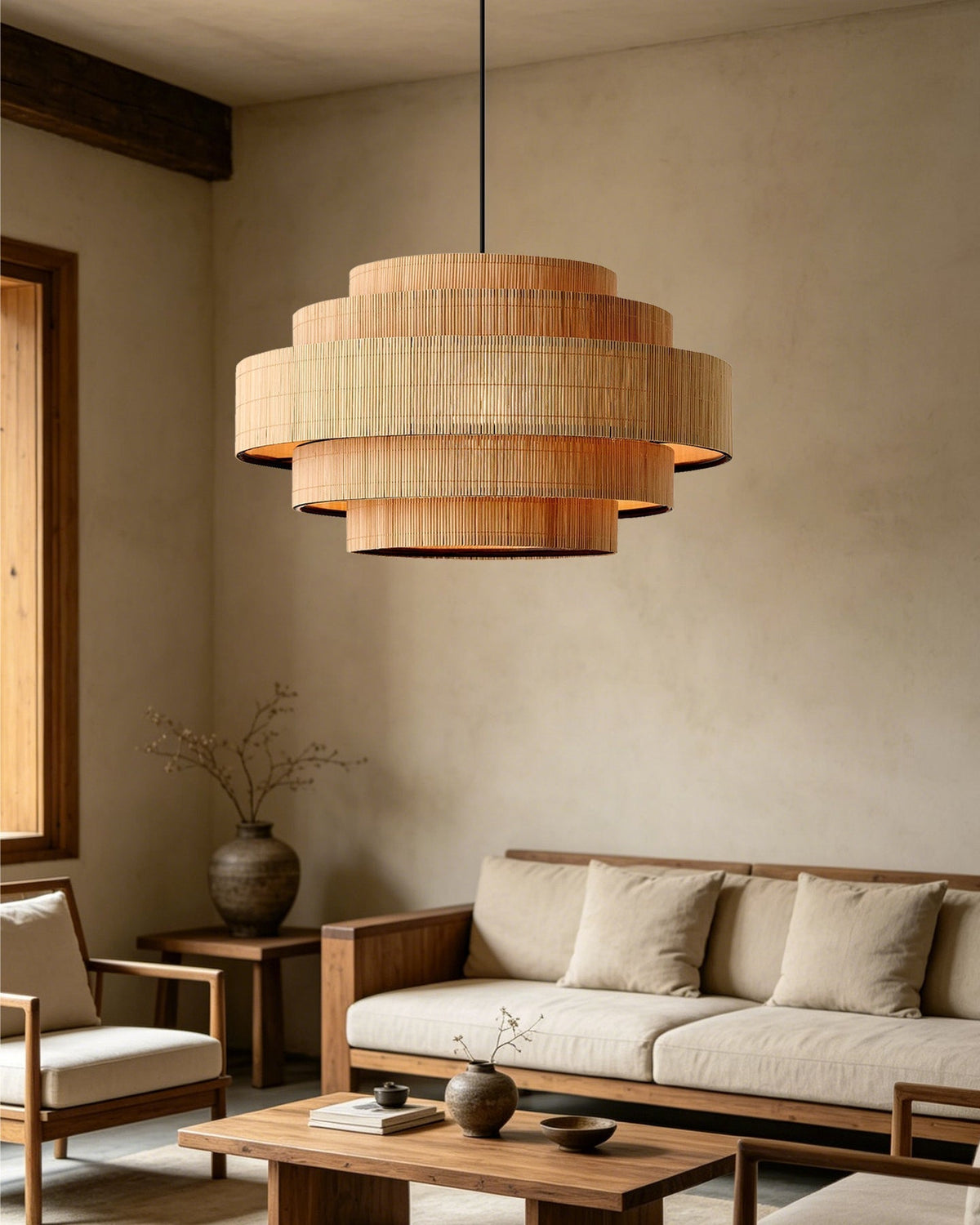 Calandra hanglamp van bamboe