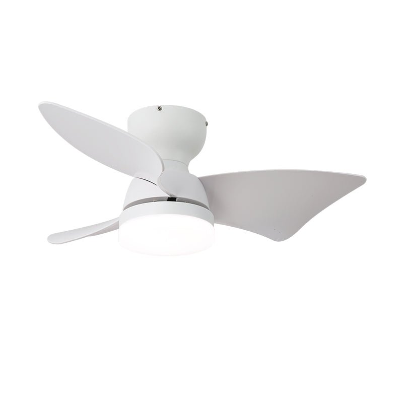 Mirella Silver hout plafondventilator met verlichting