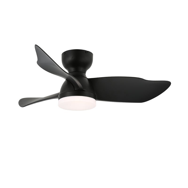 Mirella Silver hout plafondventilator met verlichting