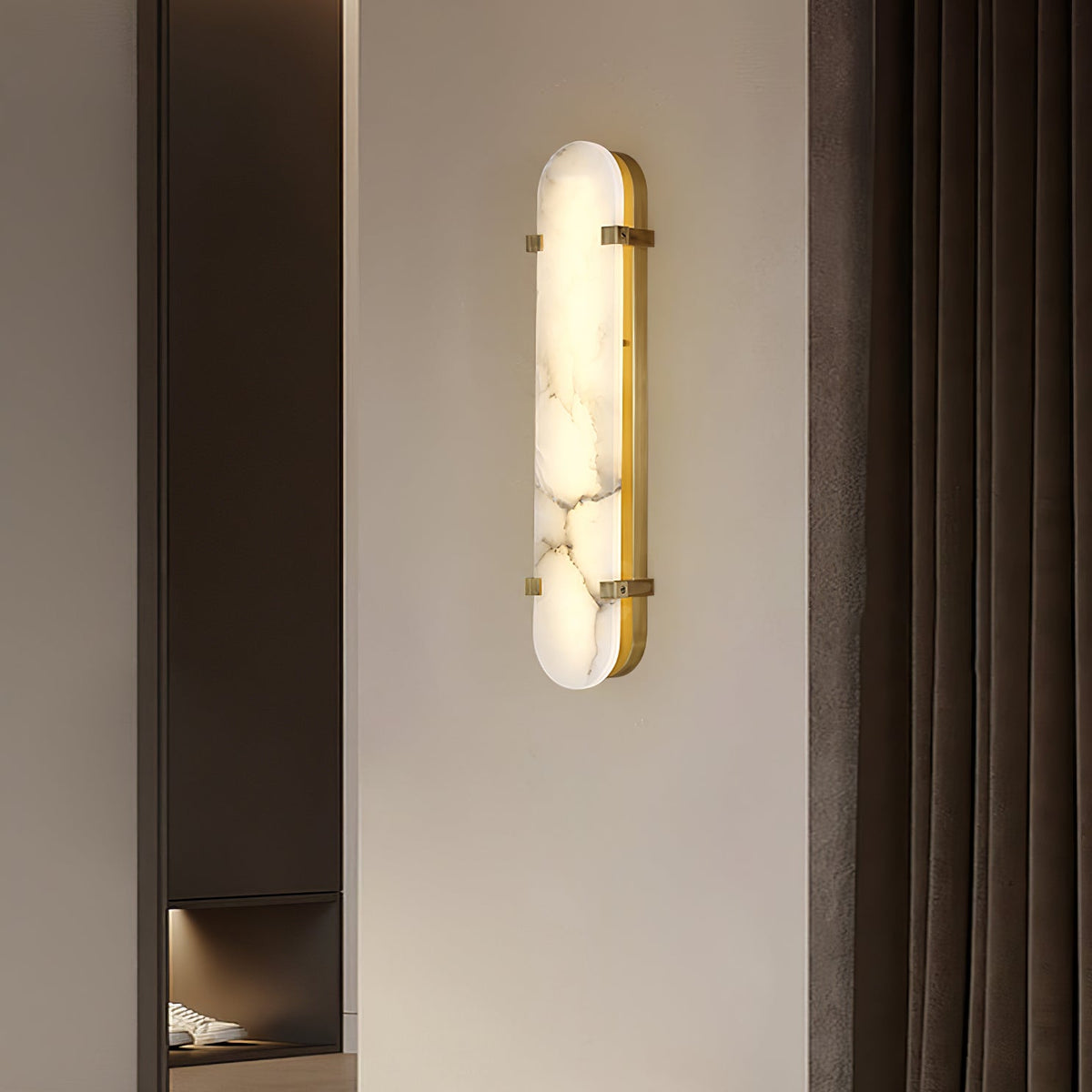 Nivanise Moderne wandlamp van albast