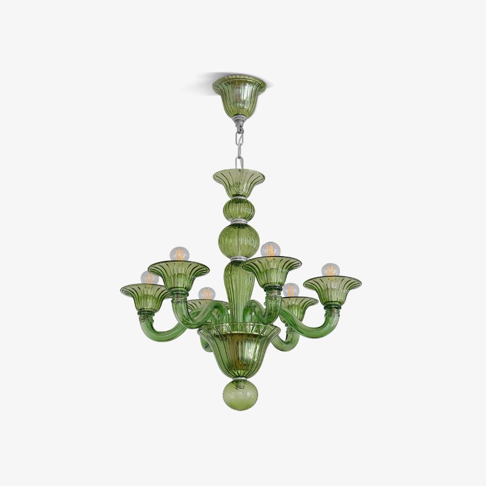 Vase kroonluchter Murano-glas exotisch