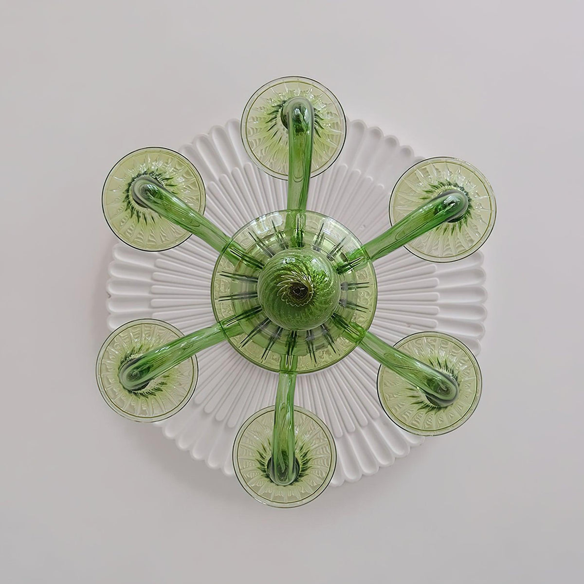 Vase kroonluchter Murano-glas exotisch