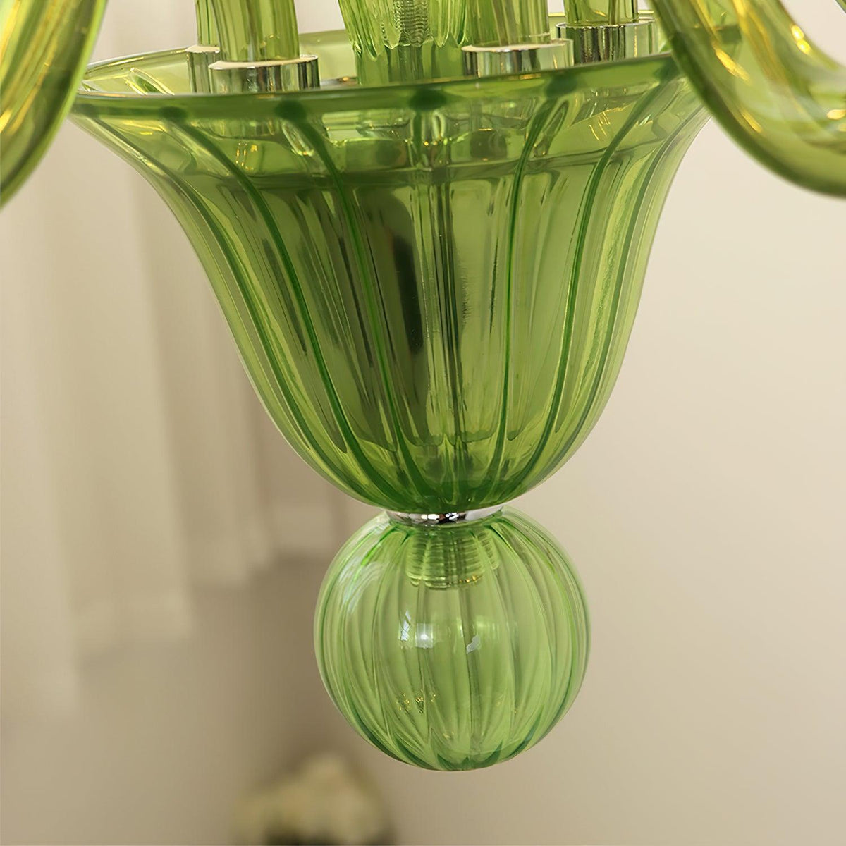 Vase kroonluchter Murano-glas exotisch