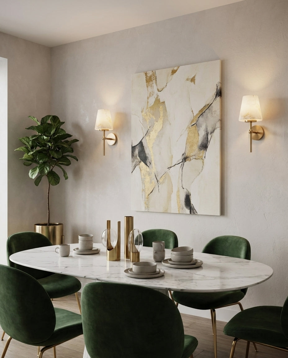 Corvenhurst Albasten wandlamp