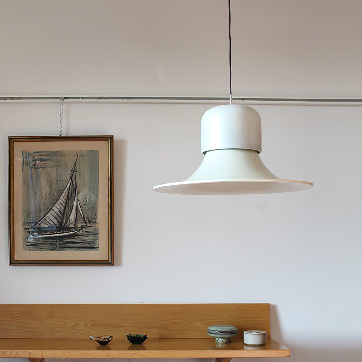 Ardisiella hanglamp aluminium gebogen voor keuken