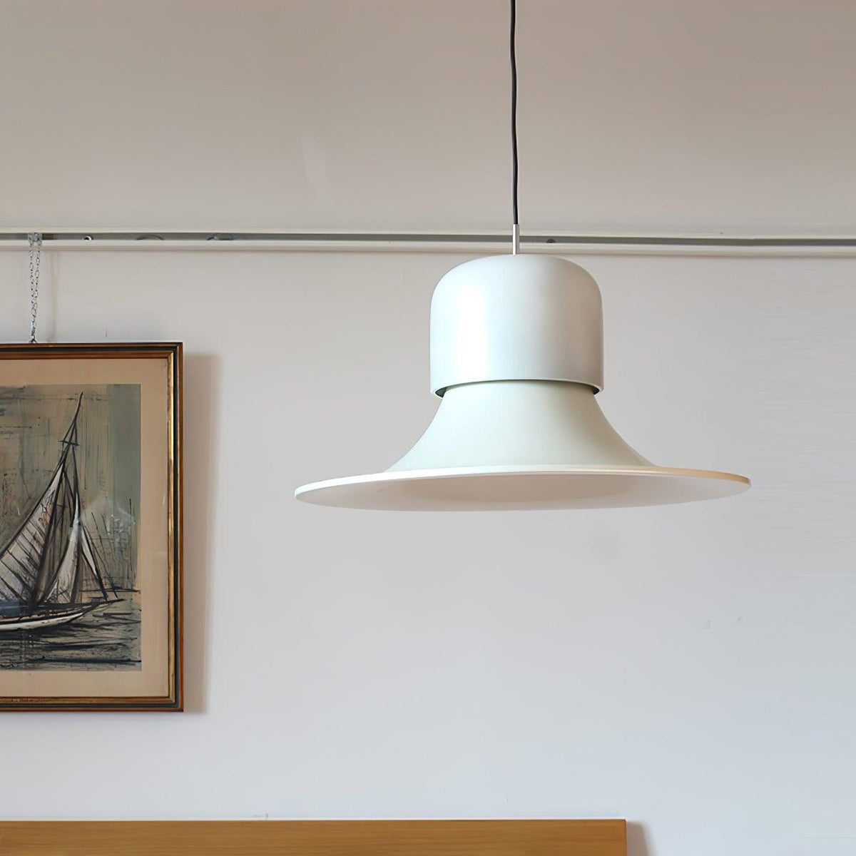 Ardisiella hanglamp aluminium gebogen voor keuken
