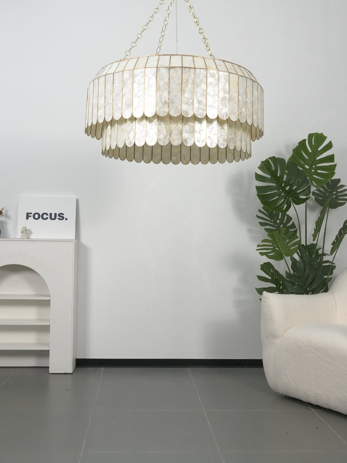 Holz Goudschelp Metaal Aurelia Kroonluchter