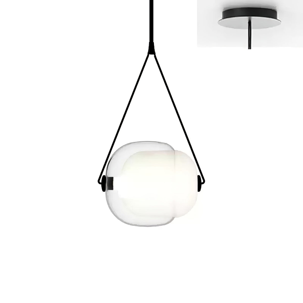 Ovexa Moderne hanglamp van glas