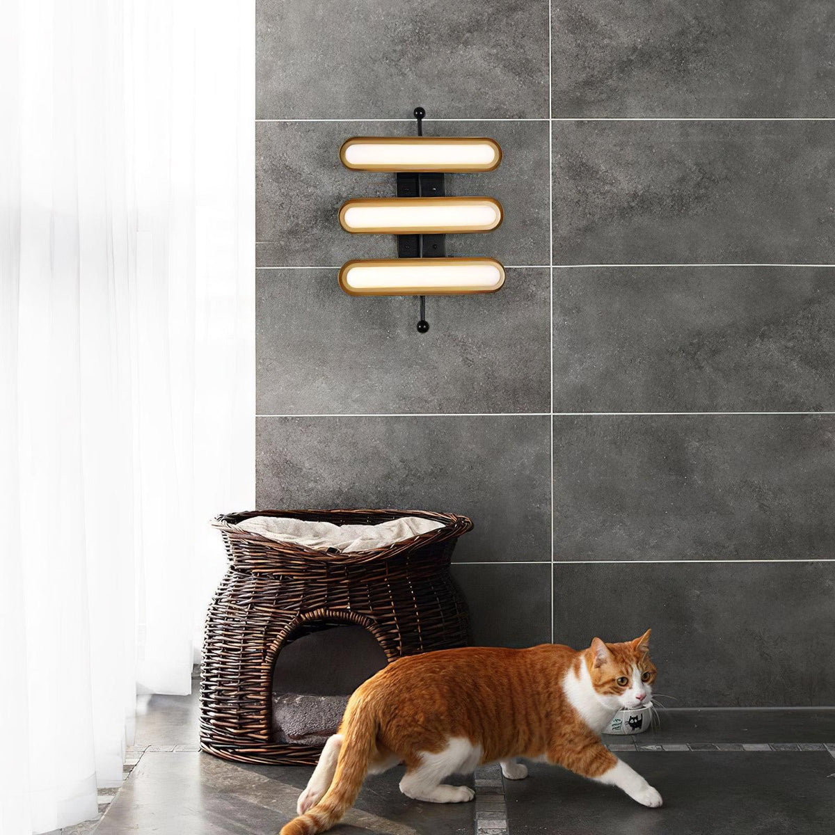 Seveno Acryl Industriële wandlamp