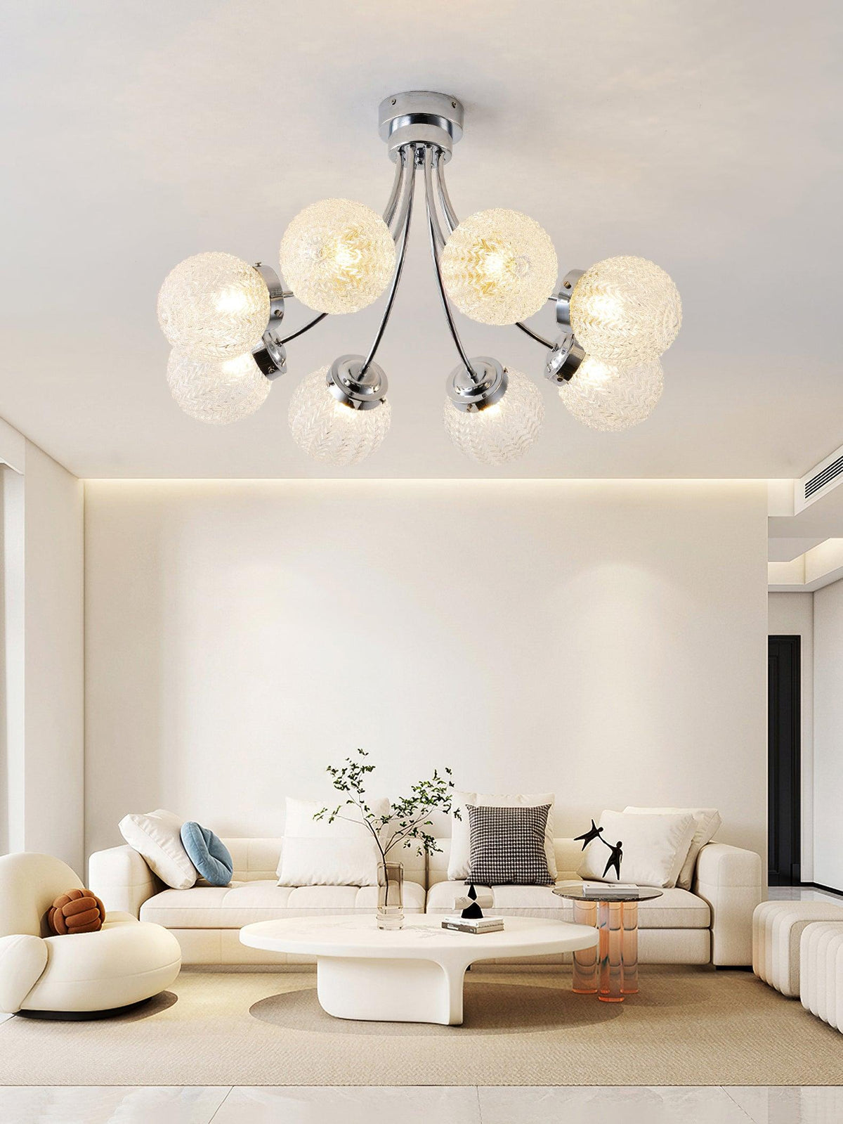 Quve glazen plafondlamp