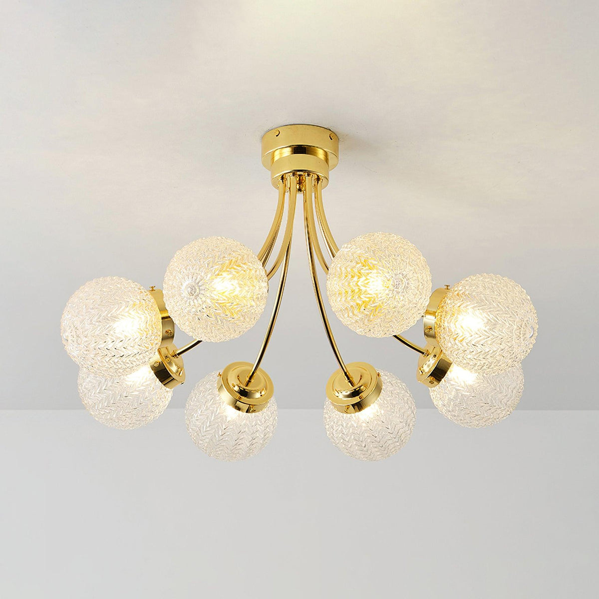 Quve glazen plafondlamp