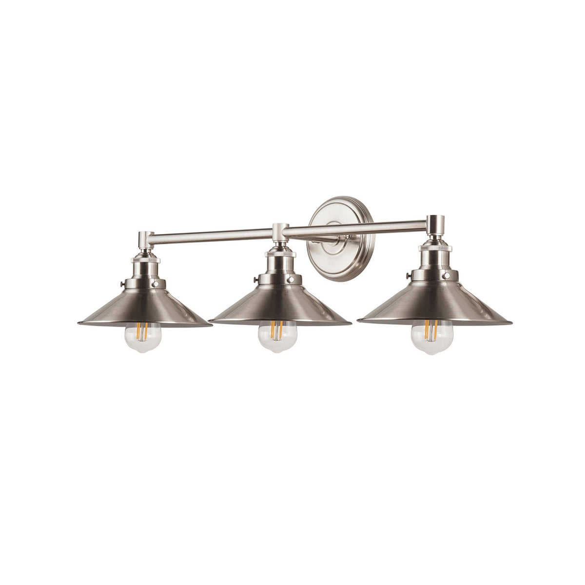 Hawken wandlamp nikkel ijzer