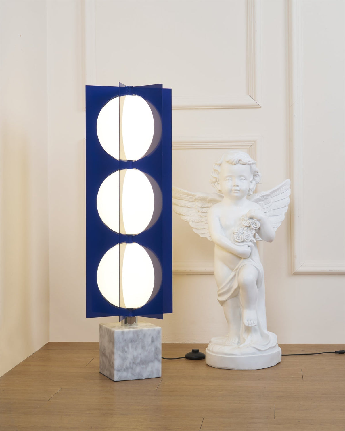 Vanell Marmeren vloerlamp