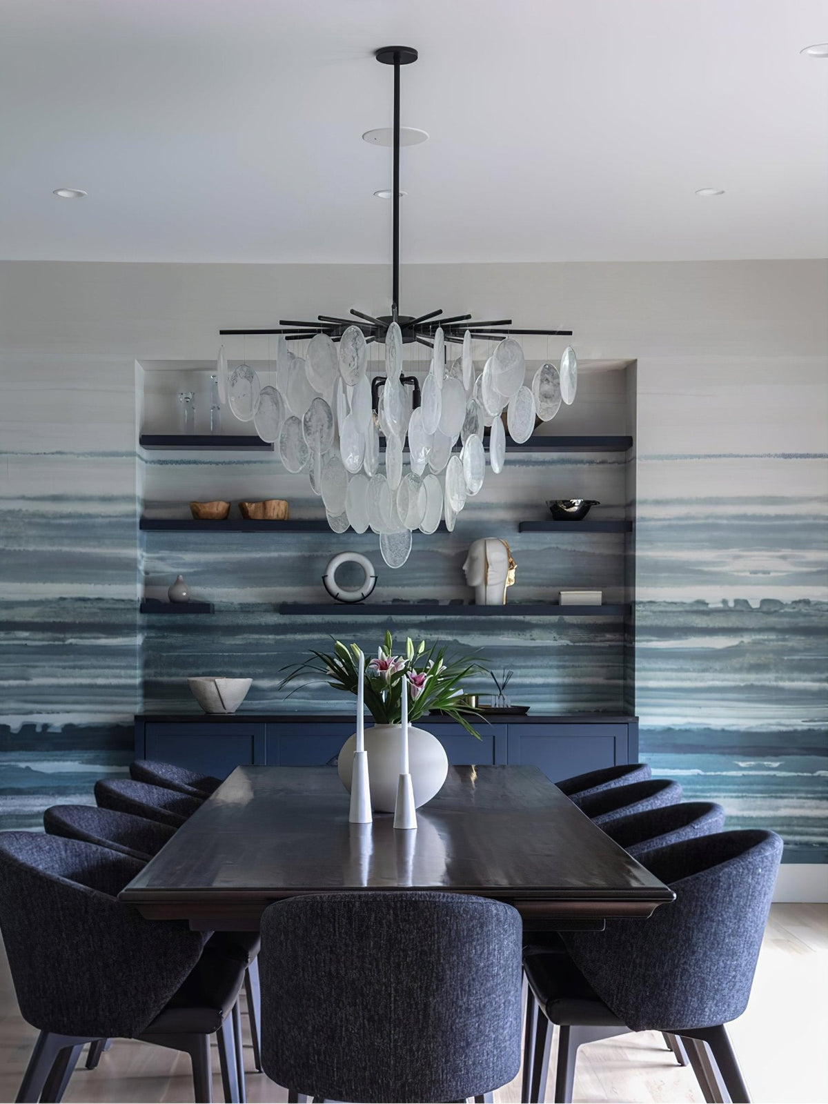 Isaiah luxe glas kroonluchter