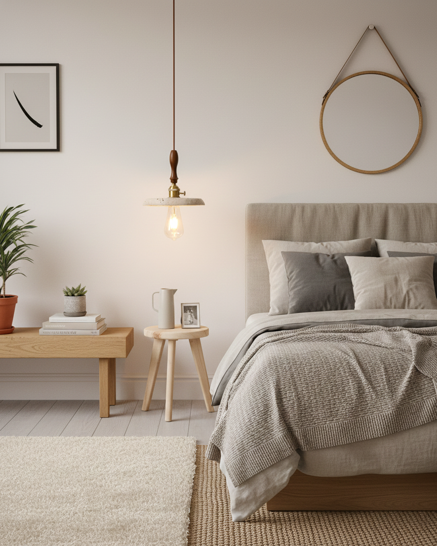 Seruine travertin hanglamp