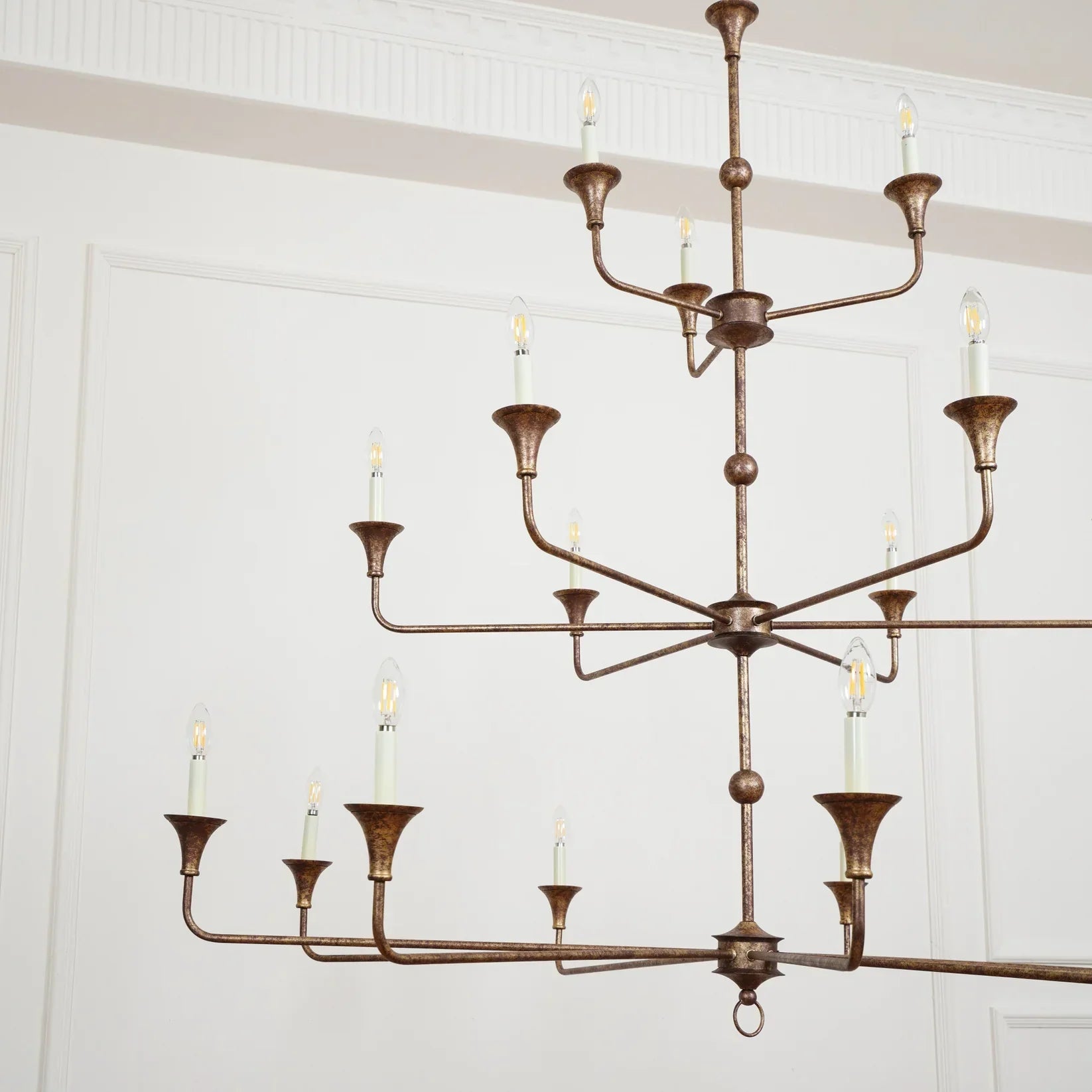 Alessio Vintage Metaal Pyriet Bronzen Hanglampen Eetkamer Slaapkamer