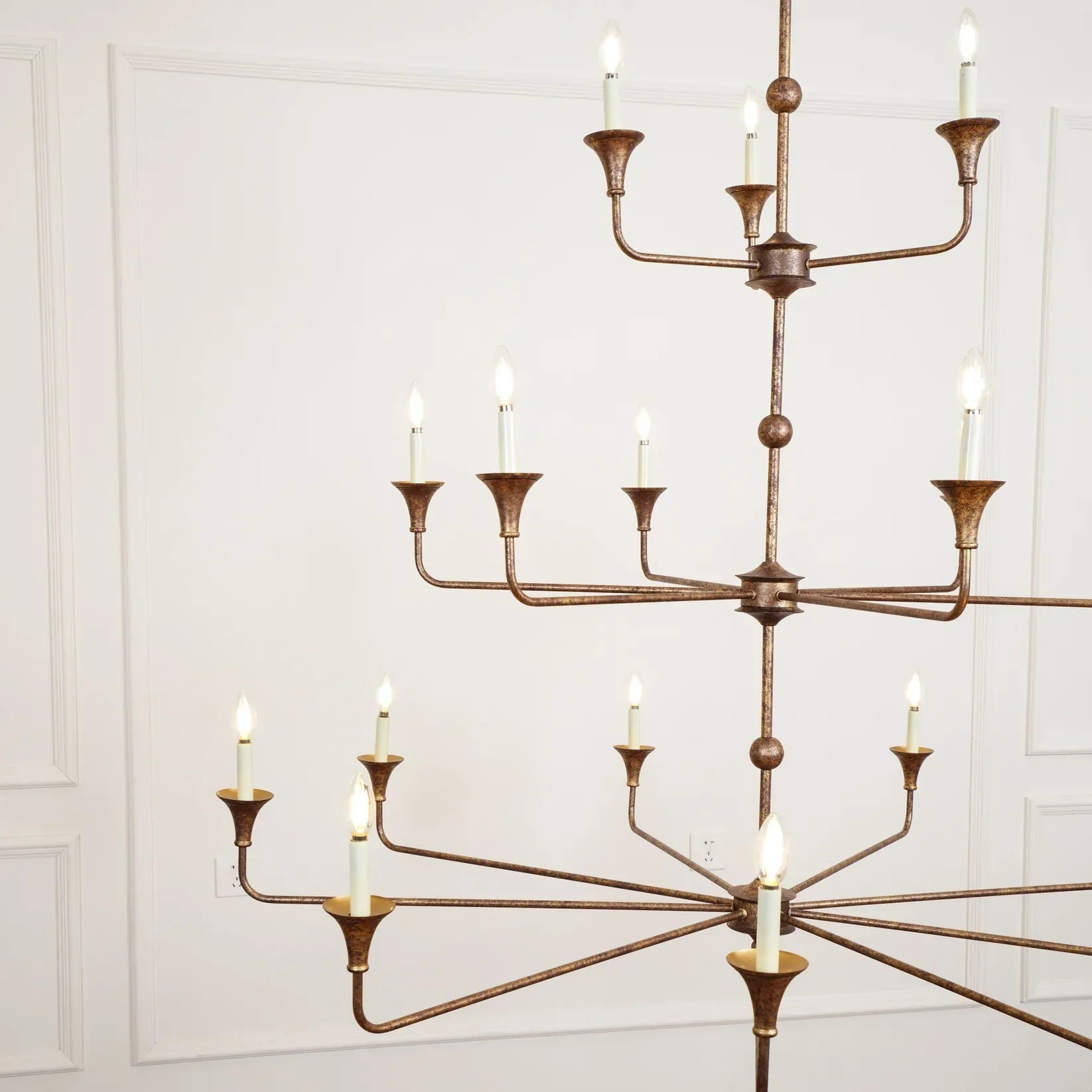 Alessio Vintage Metaal Pyriet Bronzen Hanglampen Eetkamer Slaapkamer