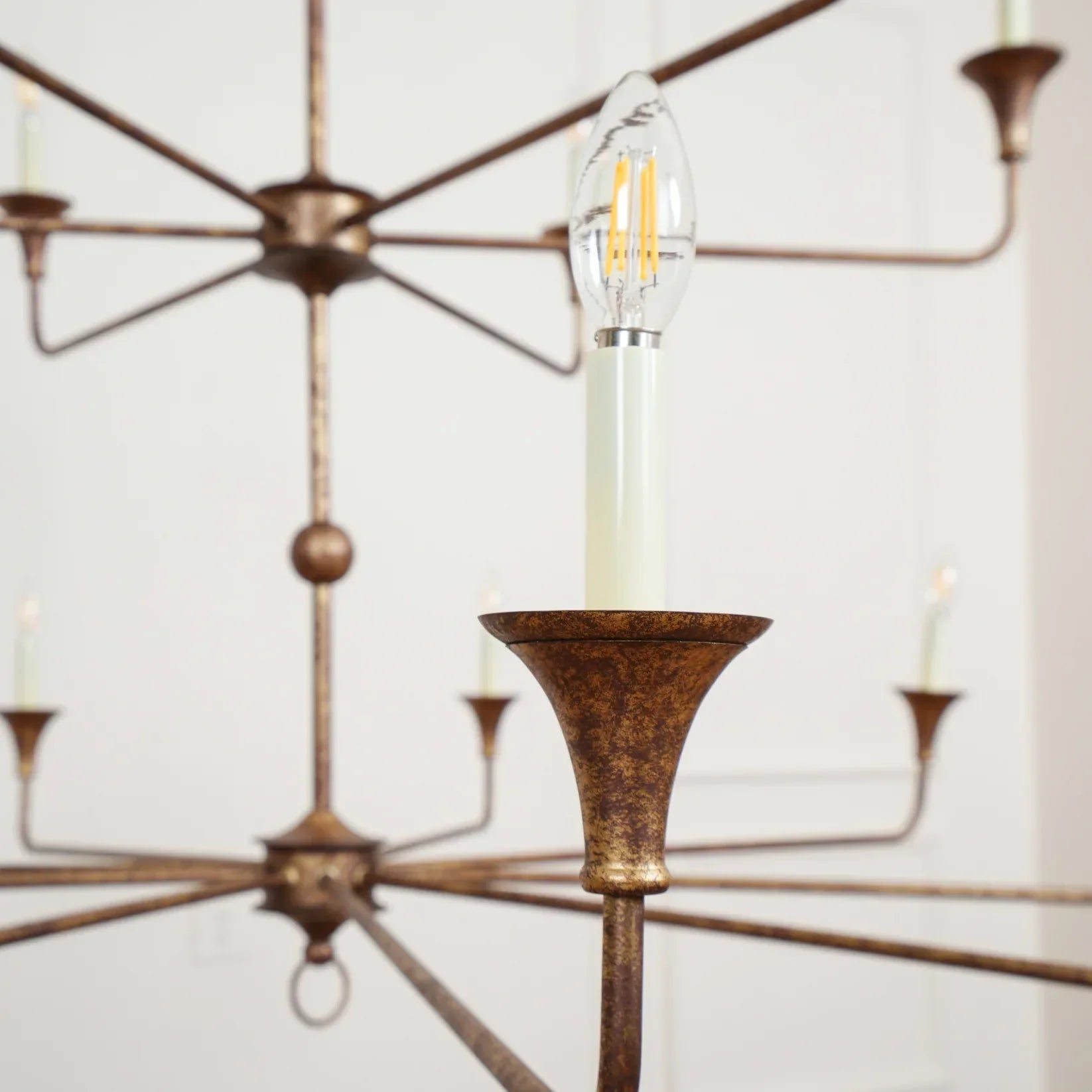 Alessio Vintage Metaal Pyriet Bronzen Hanglampen Eetkamer Slaapkamer