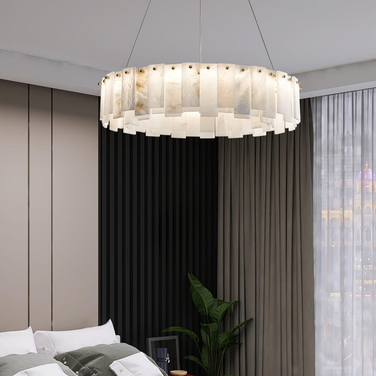 Vodore albasten hanglamp
