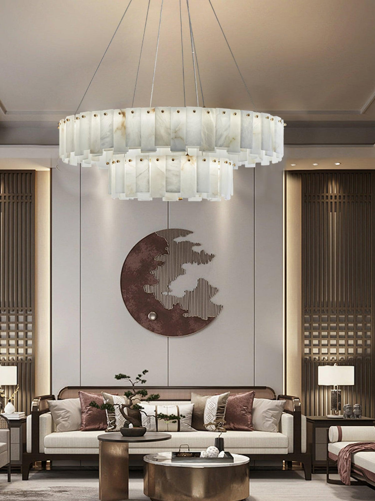 Vodore albasten hanglamp