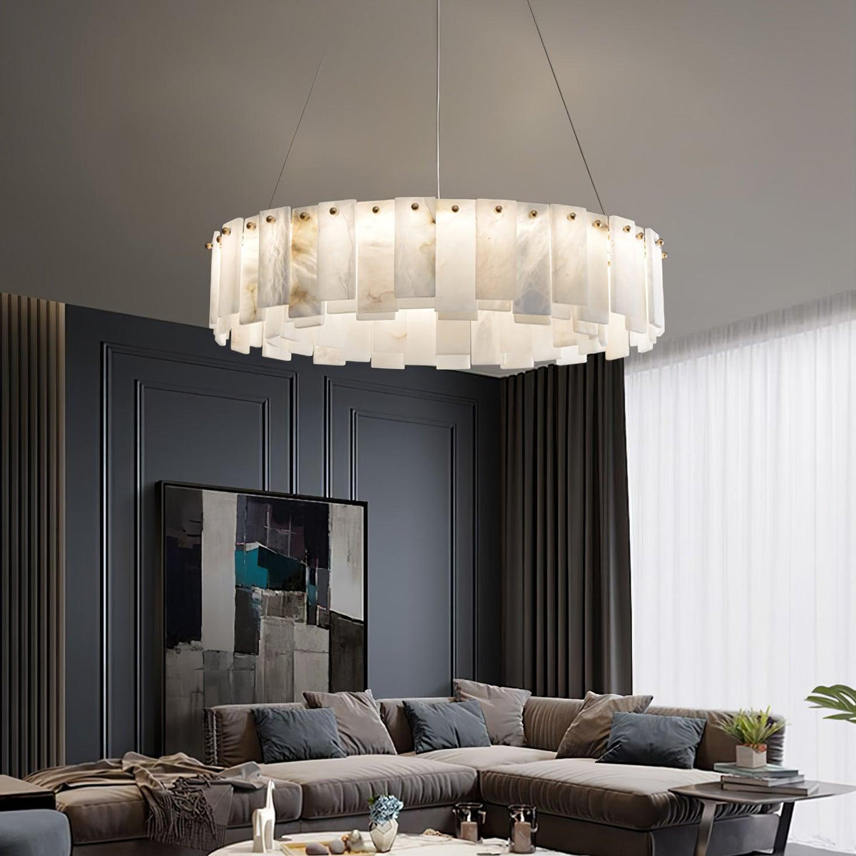 Vodore albasten hanglamp