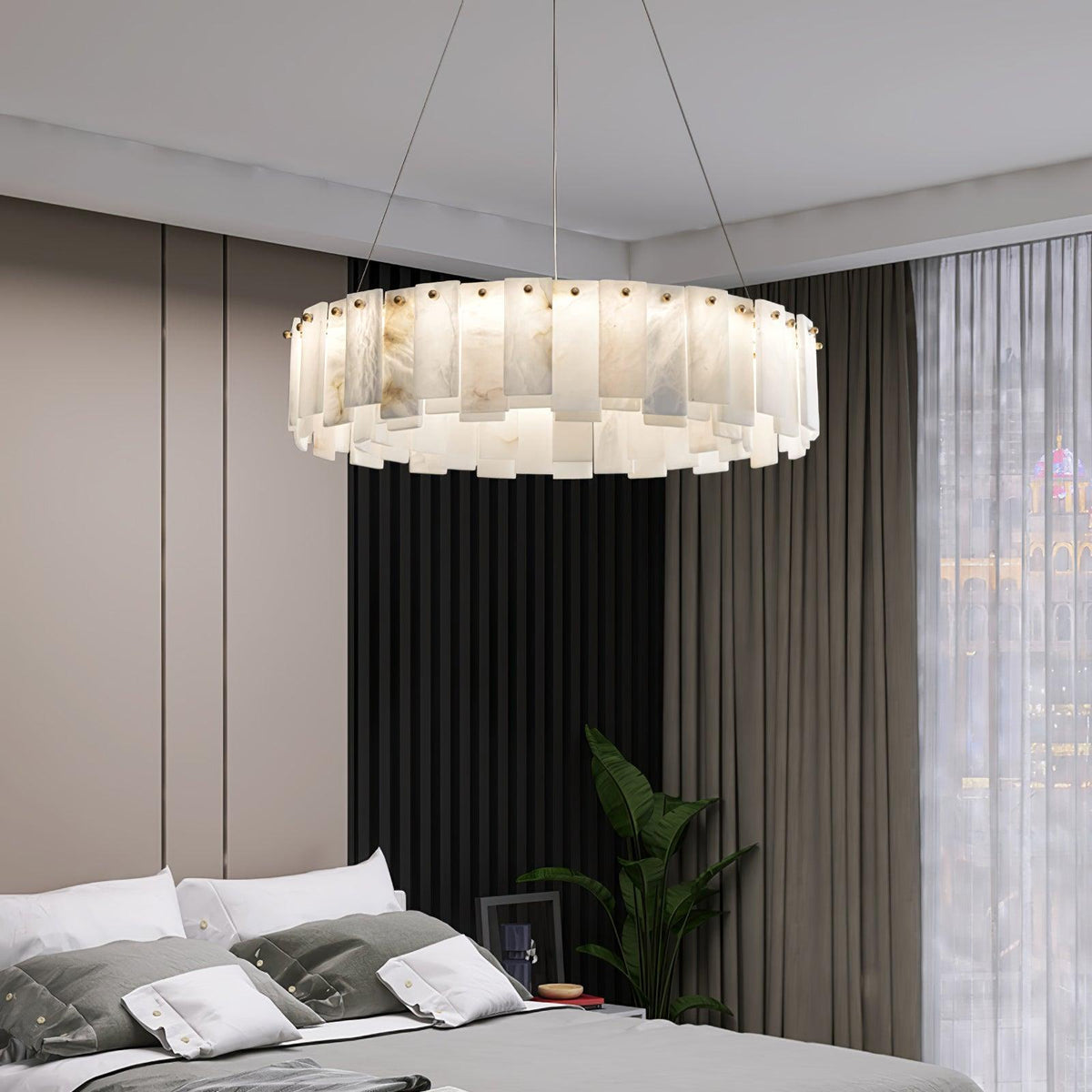 Vodore albasten hanglamp