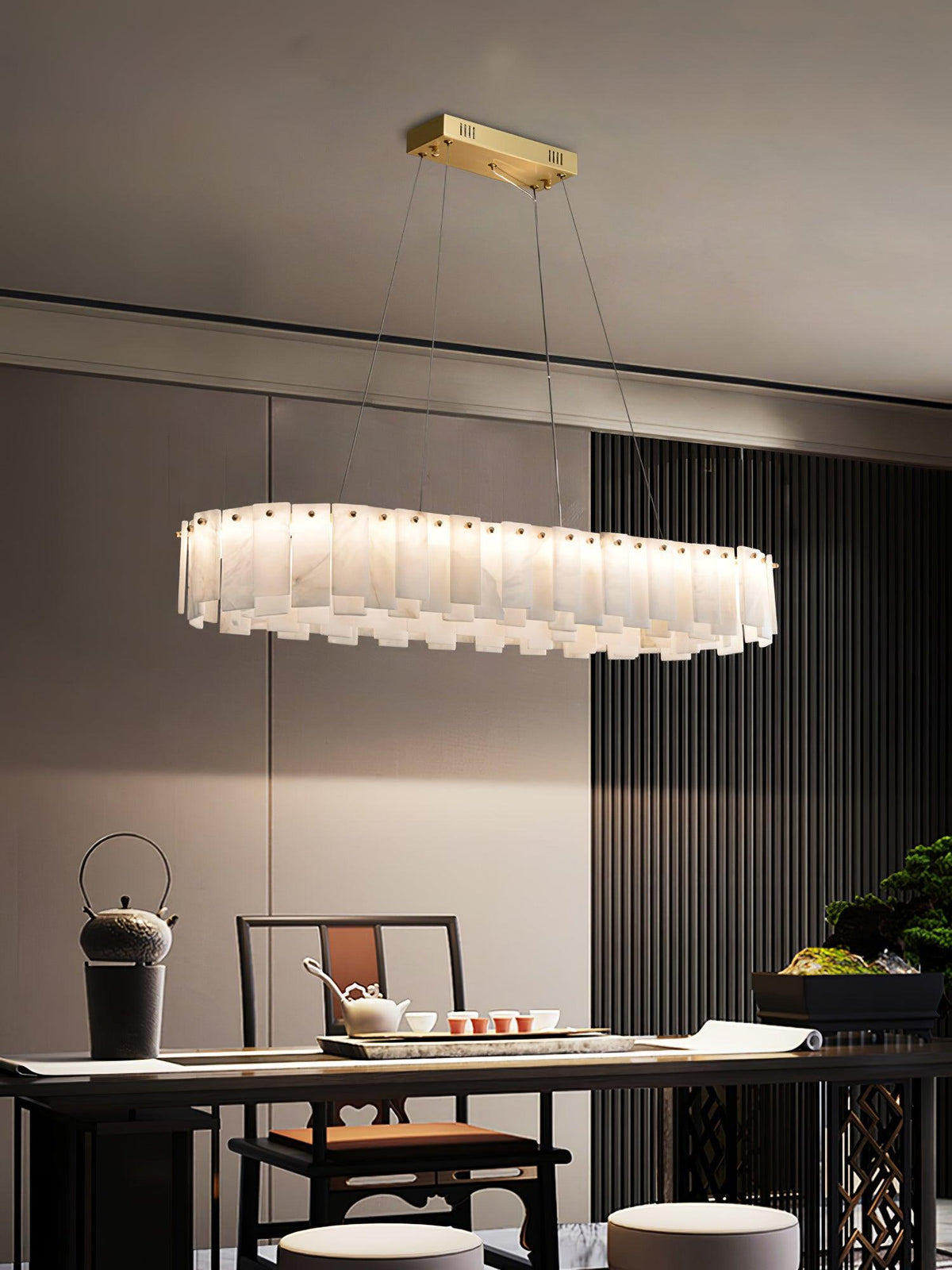 Vodore albasten hanglamp