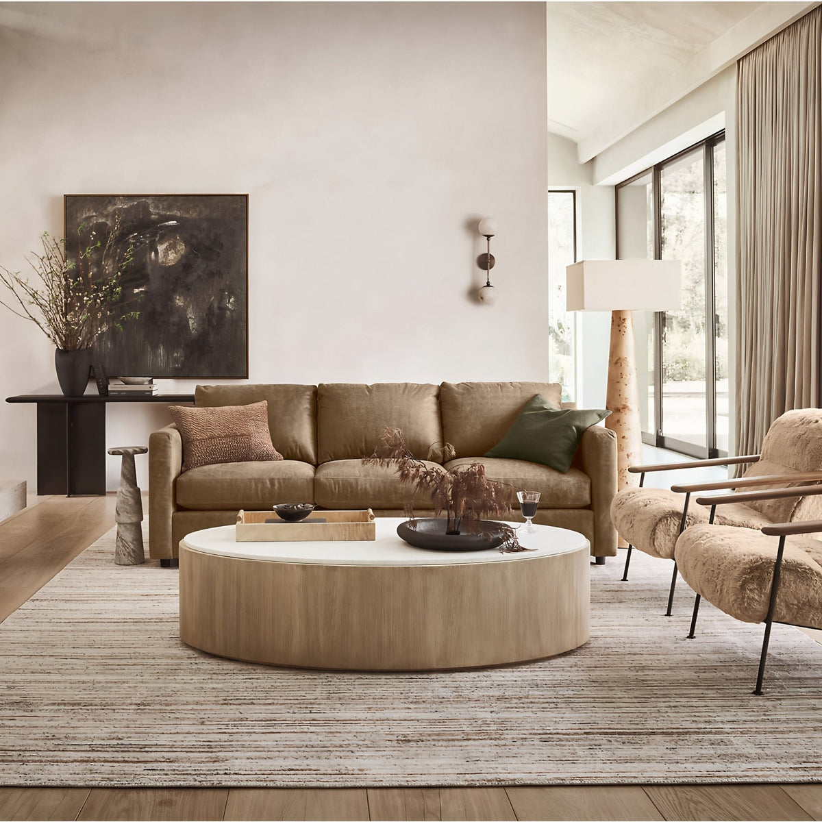Avenisenne Twobody Celestial Double albasten wandlamp