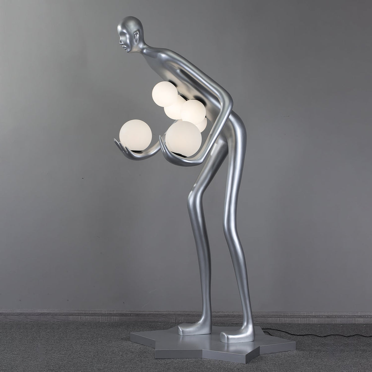 Silvaris sculpturale vloerlamp