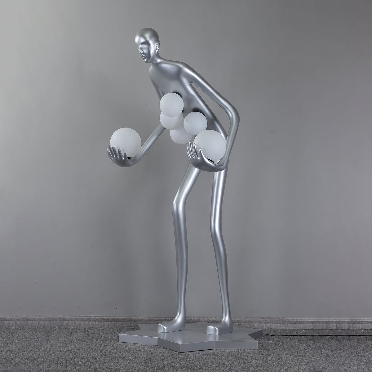 Silvaris sculpturale vloerlamp