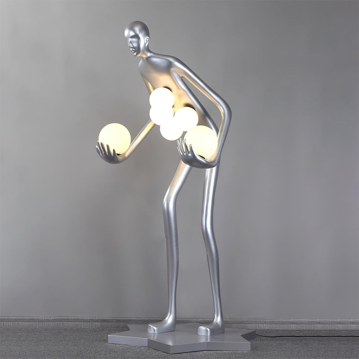 Silvaris sculpturale vloerlamp