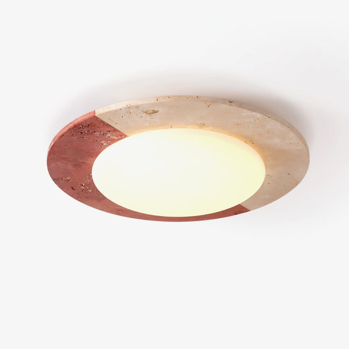 Zeraeos travertin plafondlamp