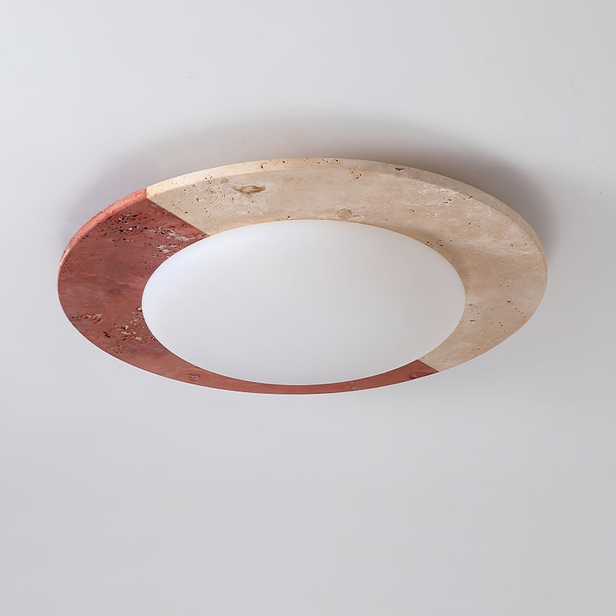 Zeraeos travertin plafondlamp