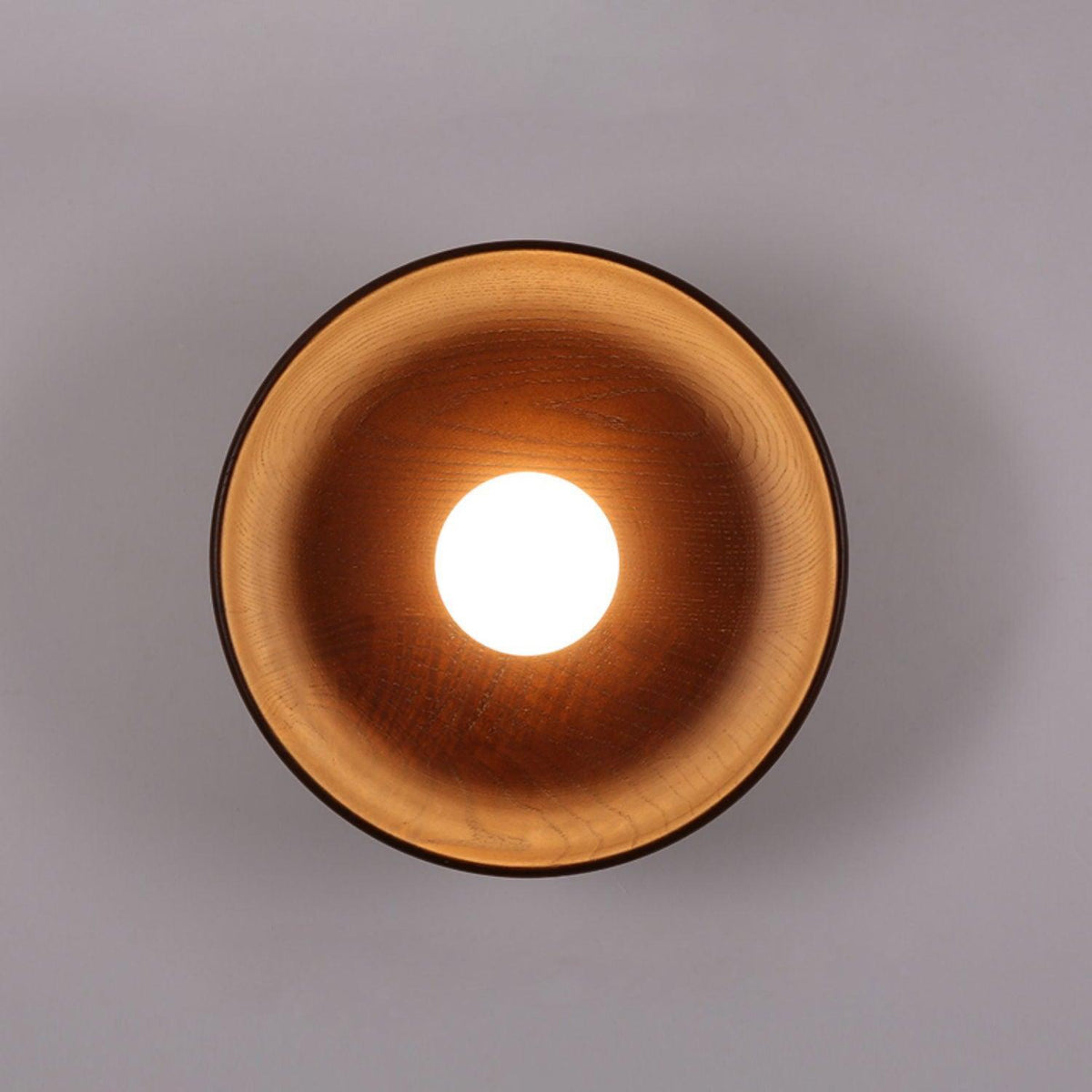 Sirixa moderne minimalistische wandlamp van glas en hout