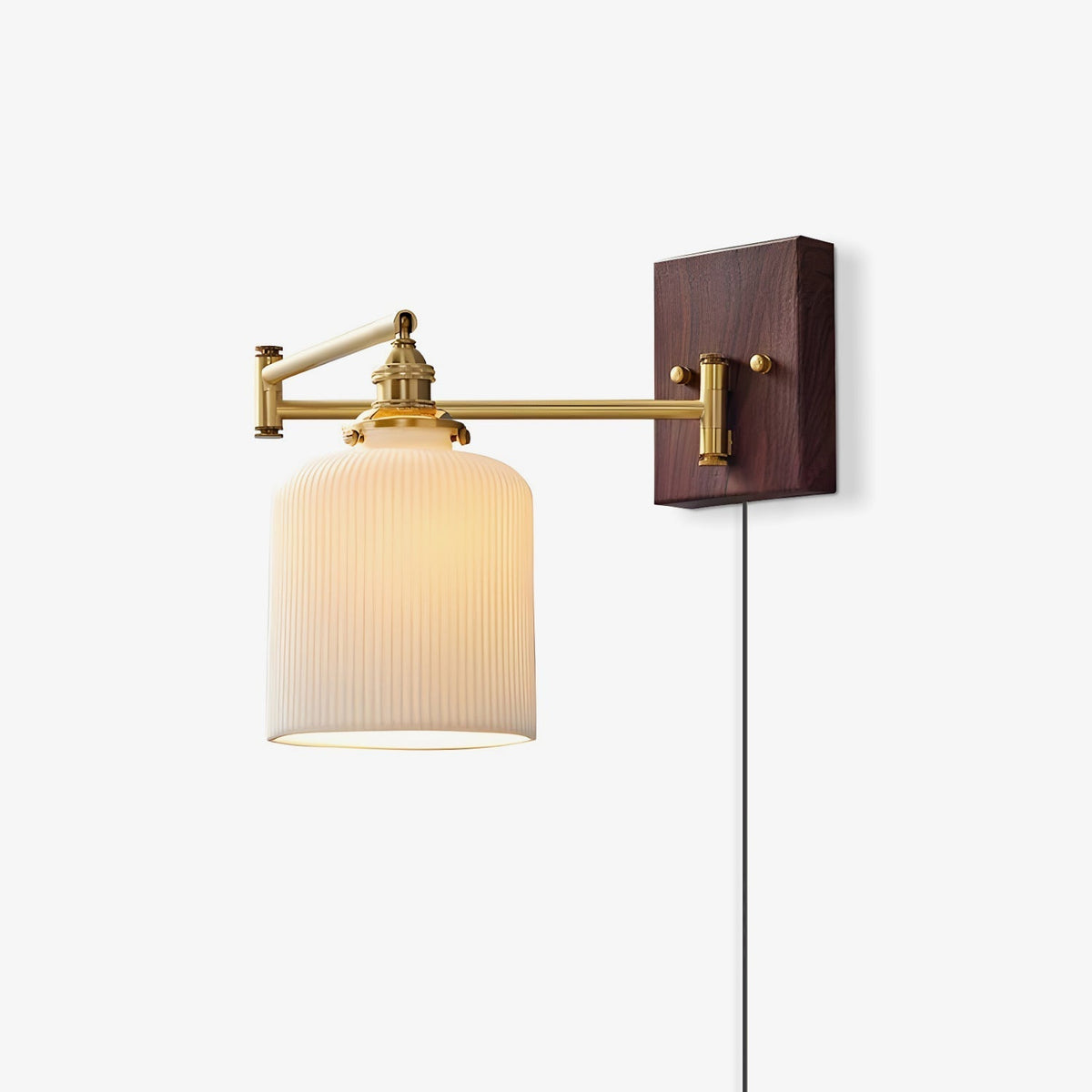 Keramische Geometry met stekker wandlamp