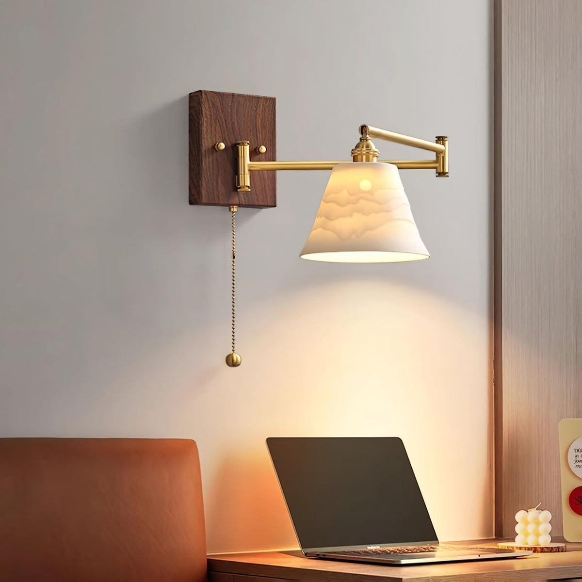 Elioaya wandlamp Unieke Geometrie Keramiek Metaal