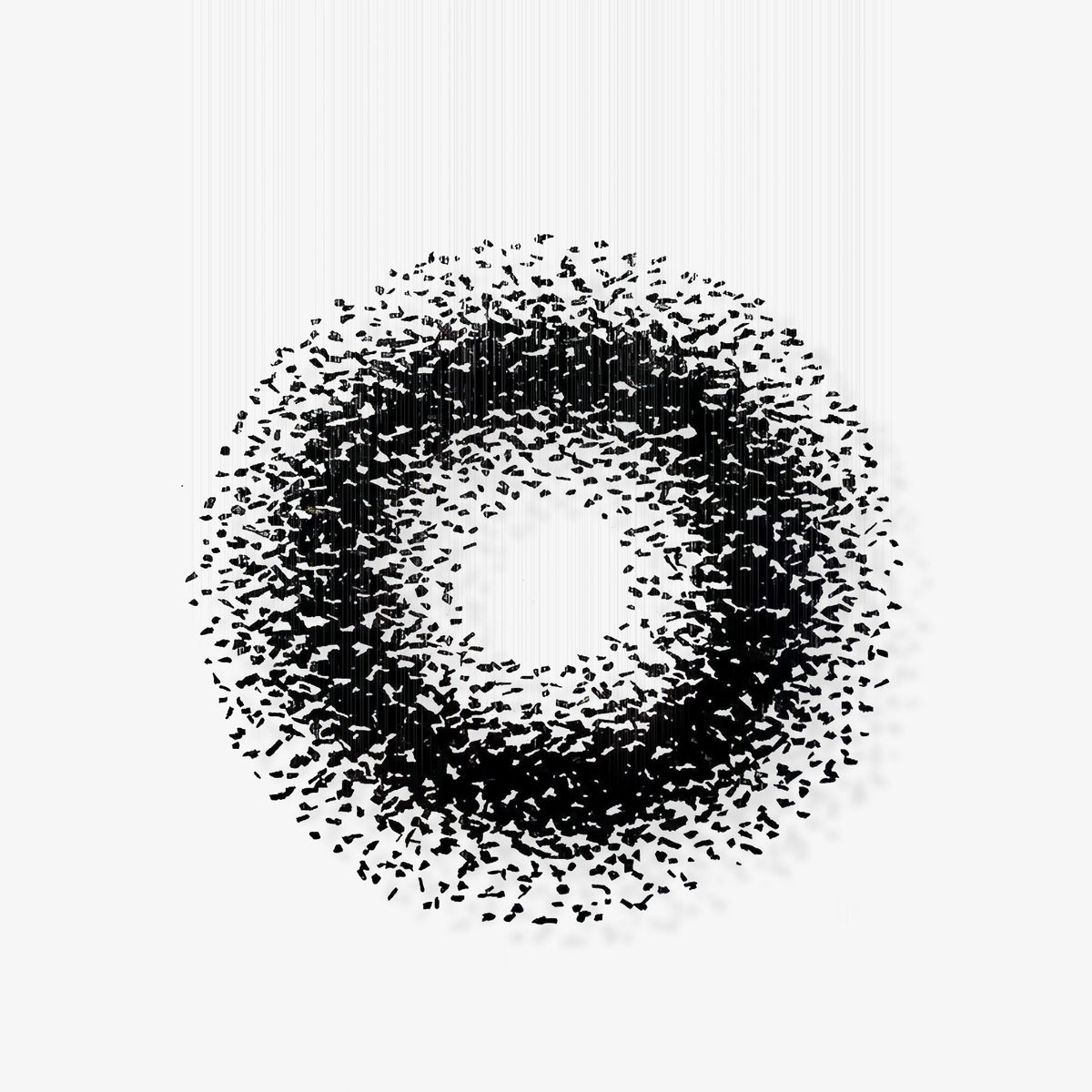 Arsilus Charcoal Stone Sculptural kroonluchter Orbicular