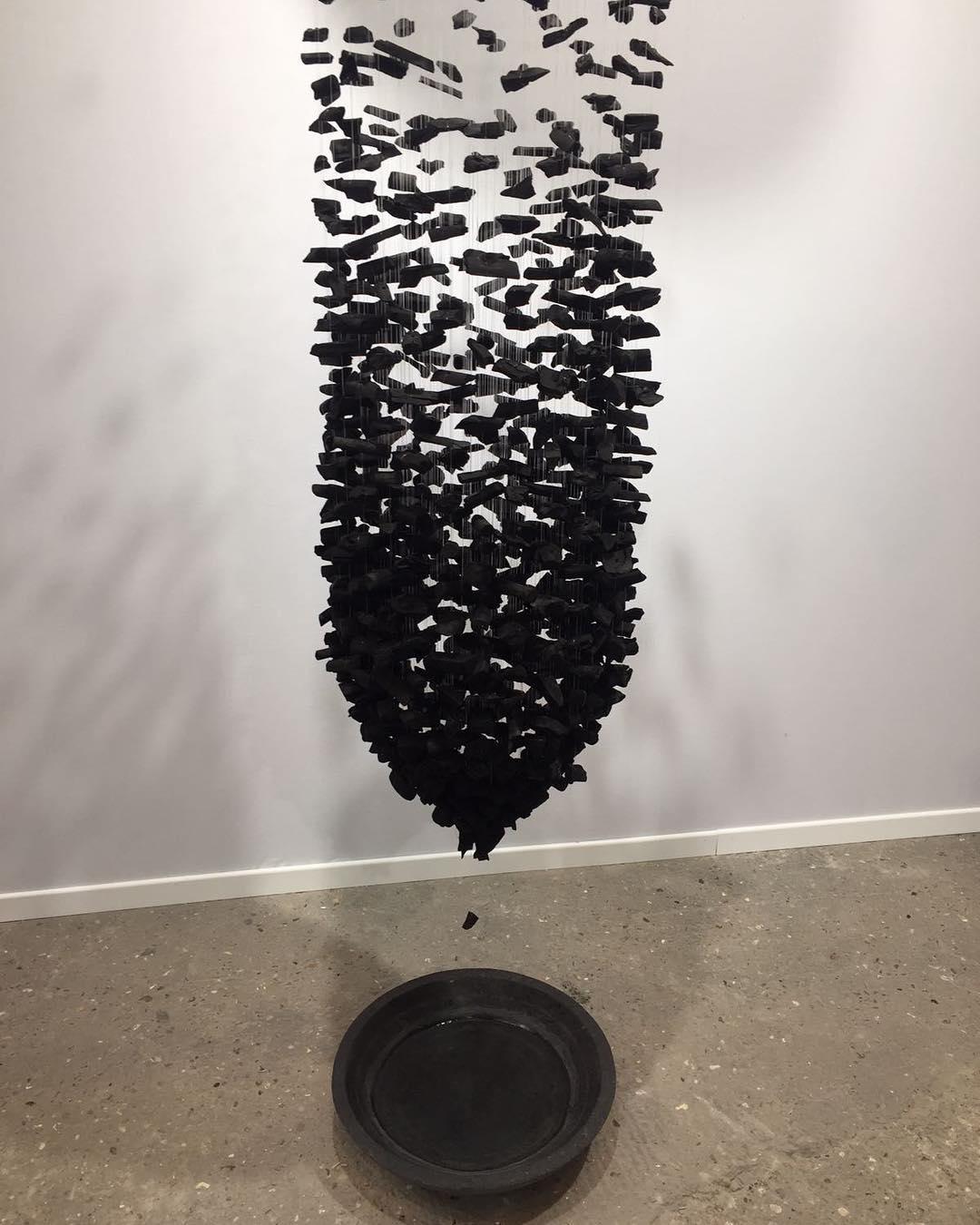 Marinelle Koolsteensculpturale Kroonluchter met Letter M tot R