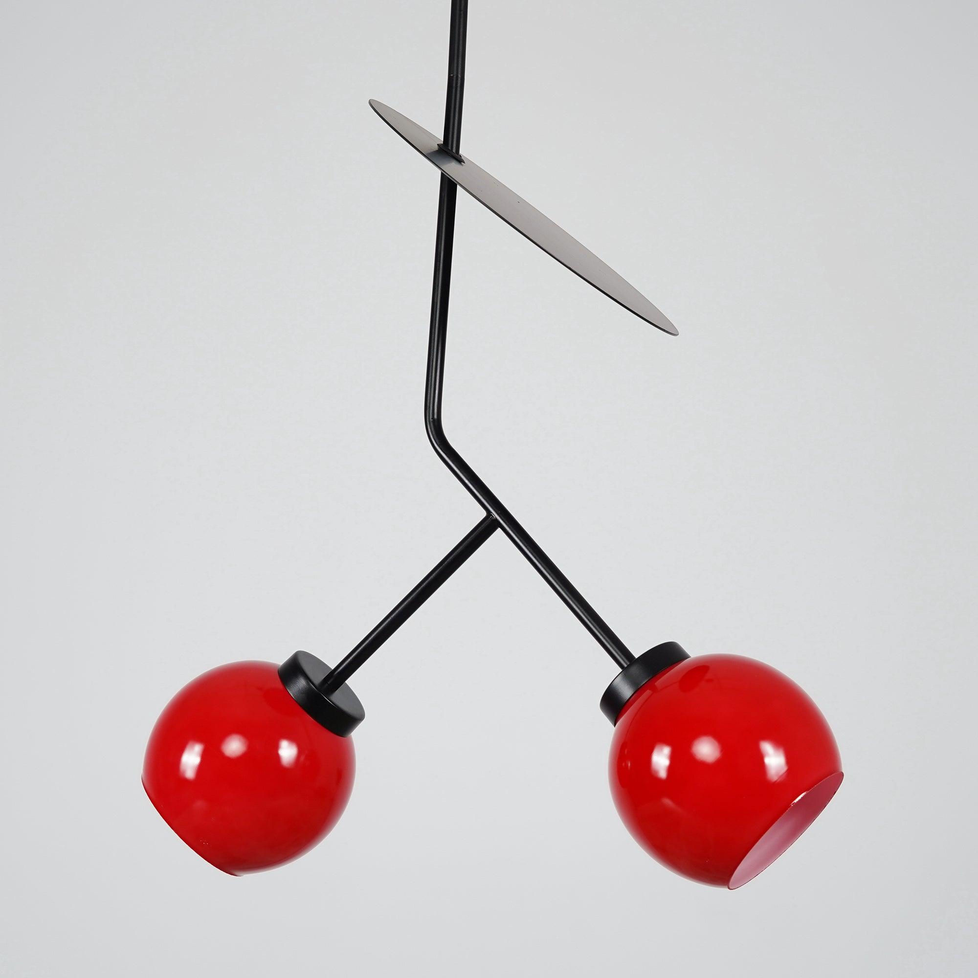 Valentina Moderne Design LED Kersen Hanglamp Metaal/Glas 3 Kleuren Woonkamer/Slaapkamer/Eetkamer
