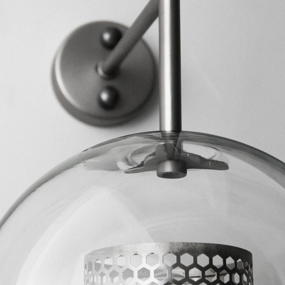 Peta Premium Noords Kunstzinnig Glas Wandlamp