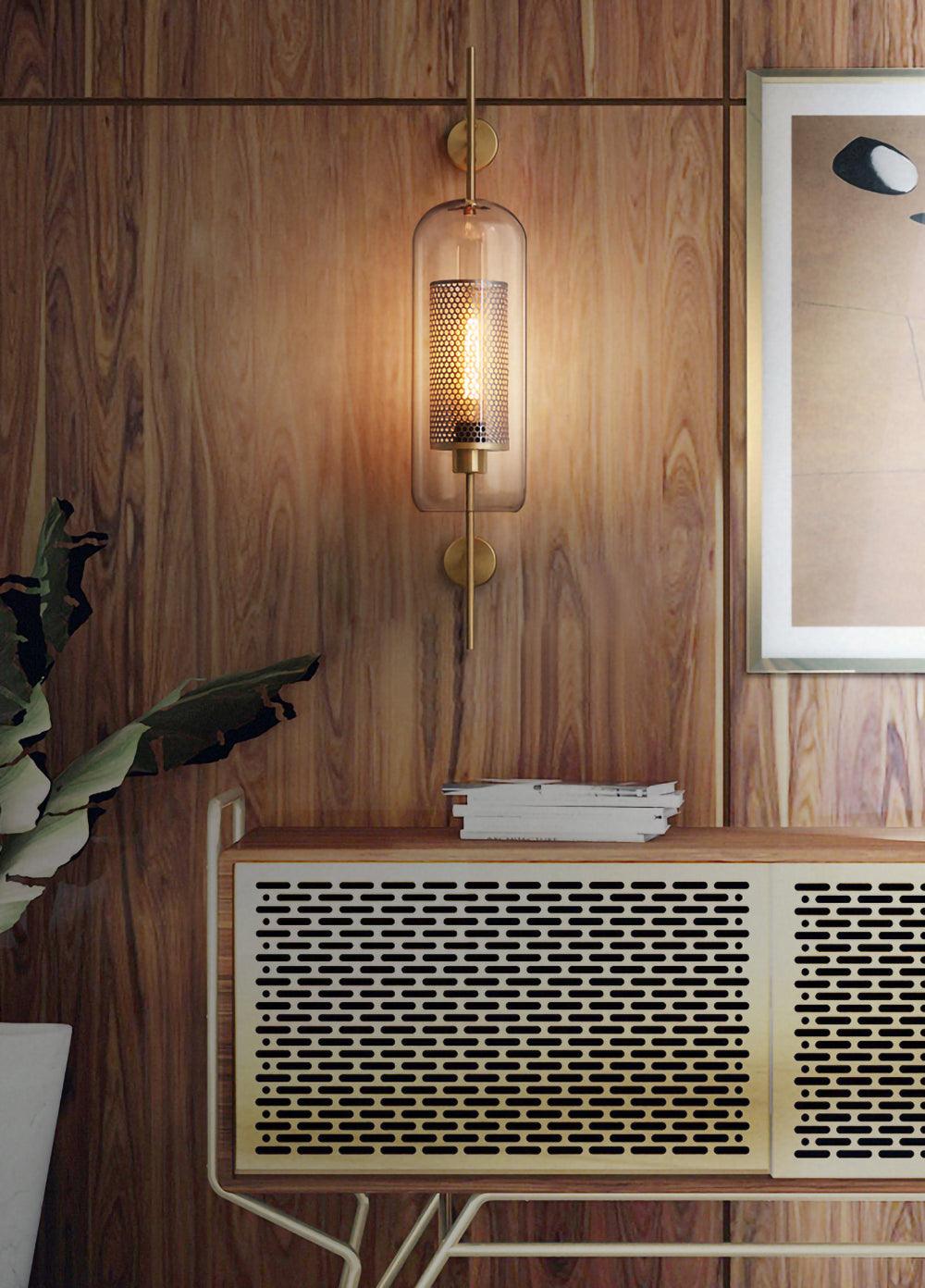 Peta Premium Noords Kunstzinnig Glas Wandlamp