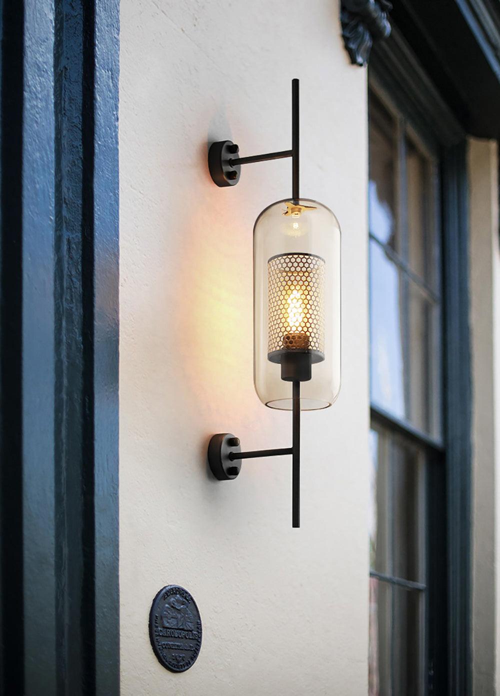 Peta Premium Noords Kunstzinnig Glas Wandlamp