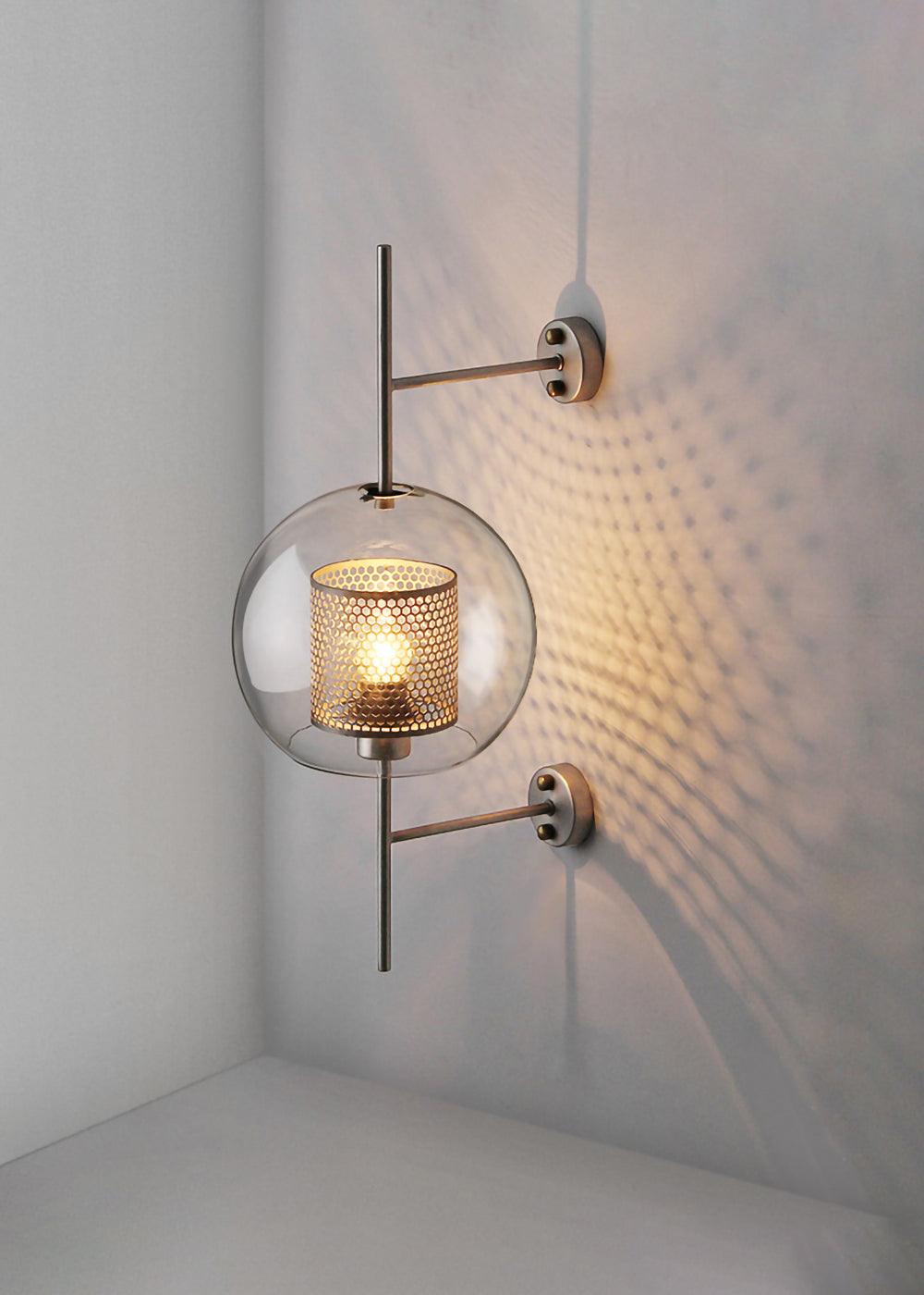 Peta Premium Noords Kunstzinnig Glas Wandlamp