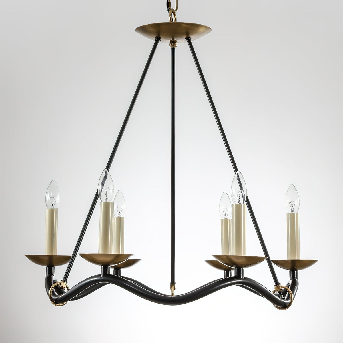 Evenor elegantie Vintage messing kroonluchter