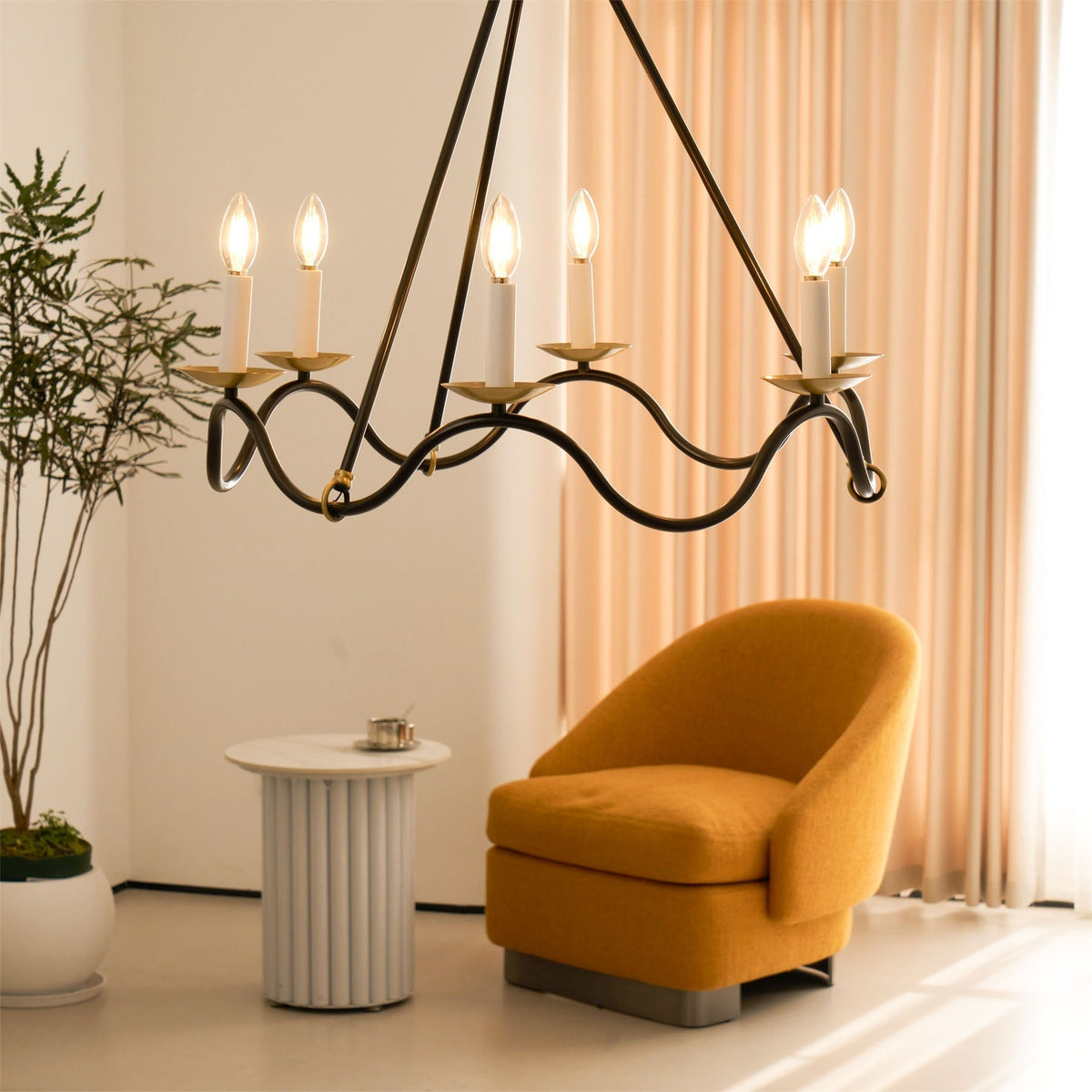 Evenor elegantie Vintage messing kroonluchter