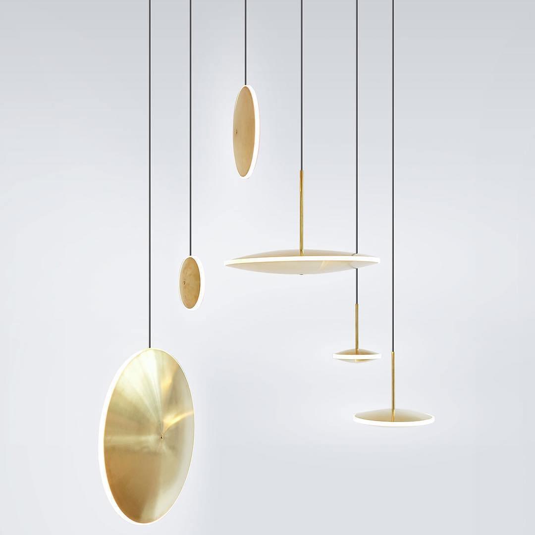 Uvenisra Moderne minimalistische hanglamp in schotelvorm